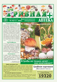 Газета Вестник фунготерапии. Выпуск №03, 2006
